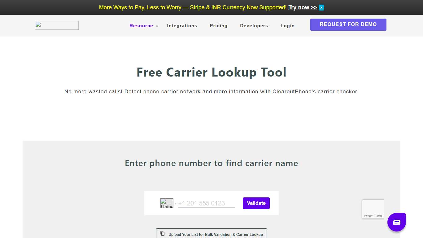 Lookup Phone Carrier Free Carrier Lookup Tool ClearoutPhone